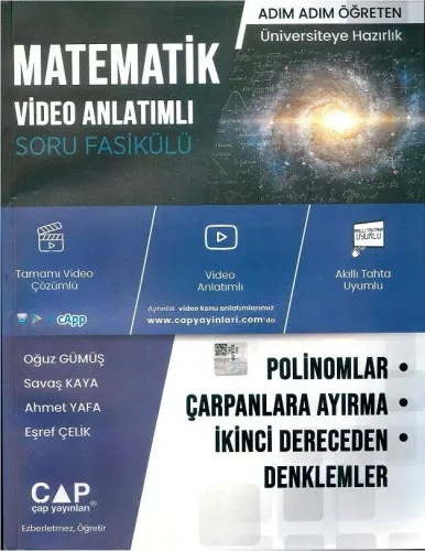 Çap Polinomlar Çarpanlara Ayırma İkinci Dereceden Denklemler