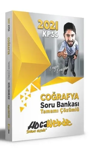 Hoca Webde KPSS Coğrafya Soru Bankası Tamamı Çözümlü 2021-YENİ