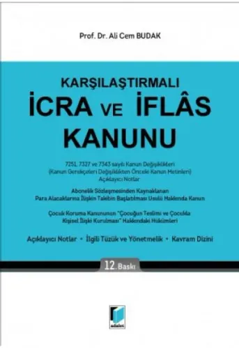Karşılaştırmalı İcra ve İflas Kanunu