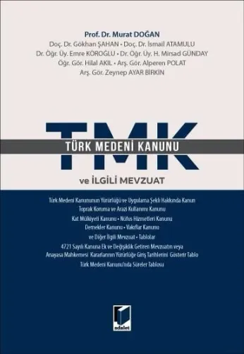 Türk Medeni Kanunu ve İlgili Mevzuat