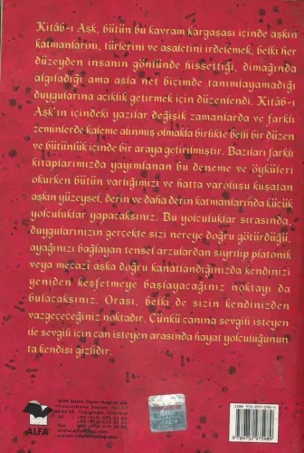 Kitab-ı Aşk İskender Pala Alfa Yayınları %62 indirimli