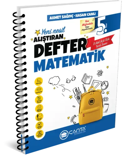 Çanta - 5.Sınıf Defter Alıştıran Matematik