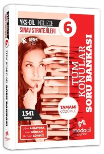 Modadil Yayınları YKS DİL Sınav Stratejileri 6 - Tamamı Çözümlü Tüm Konular Soru Bankası