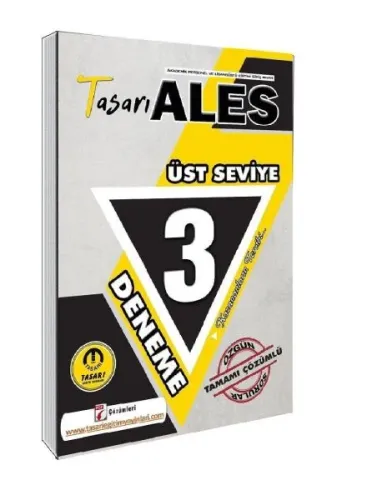 2022 ALES Üst Seviye 3 Deneme Çözümlü Tasarı Eğitim Yayınları