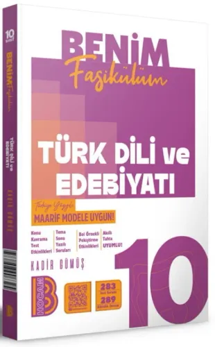 BENİM HOCAM 10. SINIF TÜRK DİLİ VE EDEBİYATI MAARİF MODEL FASİKÜLÜM