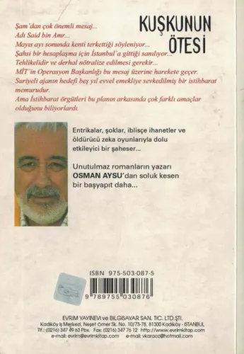 Kuşkunun Ötesi Osman Aysu Evrim Yayınevi %44 indirimli