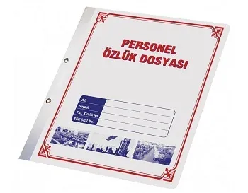 PERSONEL ÖZLÜK DOSYASI TAM KAPAK DOSYALI