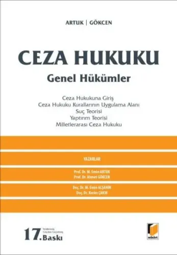 Ceza Hukuku Genel Hükümler