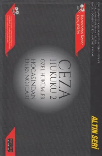 Ceza Hukuku 2 Özel Hükümler