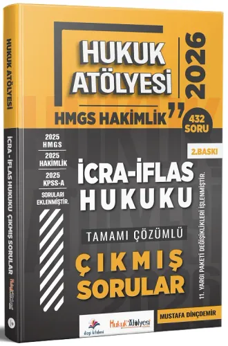 Dizgi Kitap Yayınları 2026 Hukuk Atölyesi Hakimlik HMGS İcra İflas Huk