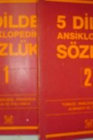 5 Dilde Ansiklopedik Sözlük / 2 Cilt