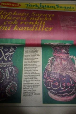 Türk İslam Tarihi Sanatı Kültür ve Sanat Eki / Fasikül 15