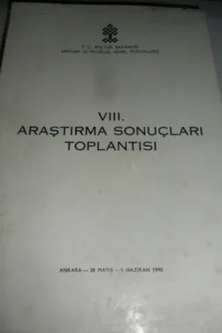 VIII. Araştırma Sonuçları Toplantısı