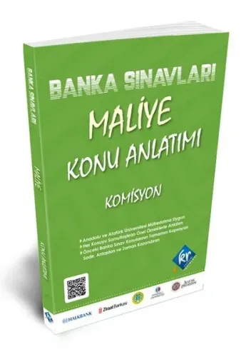 KR Akademi Banka Sınavları Maliye Konu Anlatımı Kitabı