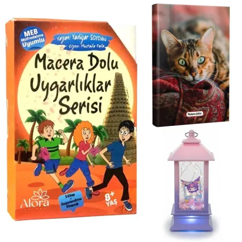 Macera Dolu Uygarlıklar 5 Kitap - Şaşkın Kedi Planlama Defteri ve Kuro
