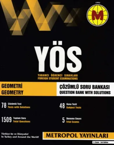 YÖS Geometri (Çözümlü Soru Bankası)