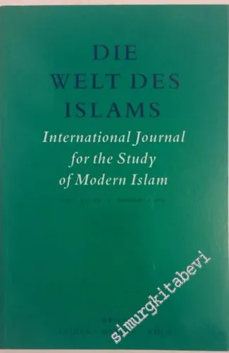 Die Welt des Islams: International Journal for the Study of Modern Islam - 3  40    November  2000