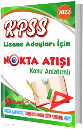 2022 KPSS Lisans Nokta Atışı Konu Kitabı
