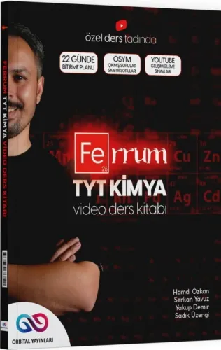 Orbital Yayınları TYT Kimya Ferrum Video Ders Kitabı