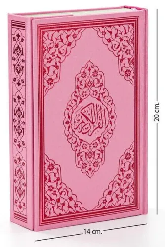 Kuranı Kerim Bilgisayar Hatlı Pembe Renkli Hafız Boy