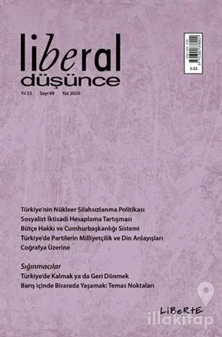 Liberal Düşünce Dergisi Sayı: 99 Yaz 2020