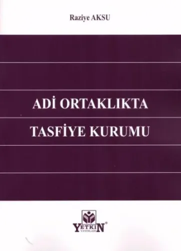Adi Ortaklıkta Tasfiye Kurumu