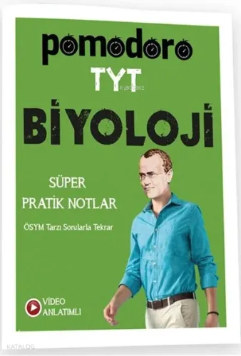 Kr Akademi Pomodoro TYT Biyoloji Konu Soru Süper Pratik Notlar;Ösym Tarzı Sorularla Tekrar
