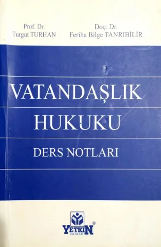 Vatandaşlık Hukuku Ders Notları