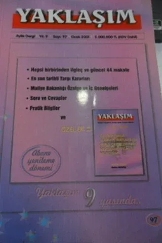 Yaklaşım Aylık Dergi 2001 / 97