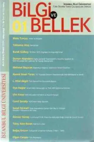 Bilgi ve Bellek Altı Aylık Dergi 2004/01