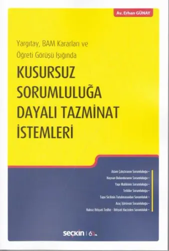 Kusursuz Sorumluluğa Dayalı Tazminat İstemleri