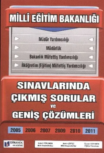 Dinamik MEB Müdür Yardımcılığı Sınavlarında Çıkmış Sorular ve Geniş Çözümleri