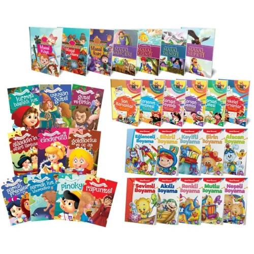 Masalsı Çocuk Dünyası Seti 33 Kitap - Halkkitabevi