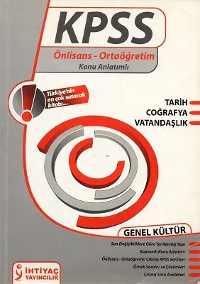 KPSS Önlisans Ortaöğretim Genel Kültür Konu Anlatımlı