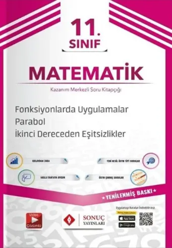 Sonuç Yayınları 11. Sınıf Matematik Fonksiyonlarda Uygulamalar Parabol