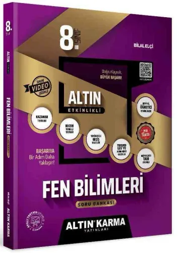 ALTIN KARMA 8. SINIF FEN BİLİMLERİ ALTIN ETKİNLİKLİ KAZANIM SB (BİLAL ELÇİ)