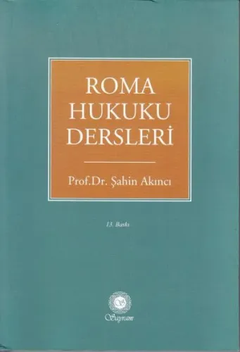 Roma Hukuku Dersleri