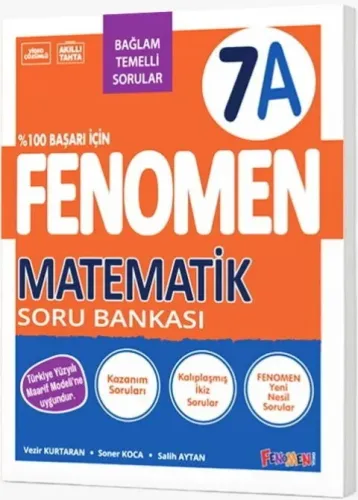 Fenomen 7. Sınıf Matematik Soru Bankası A