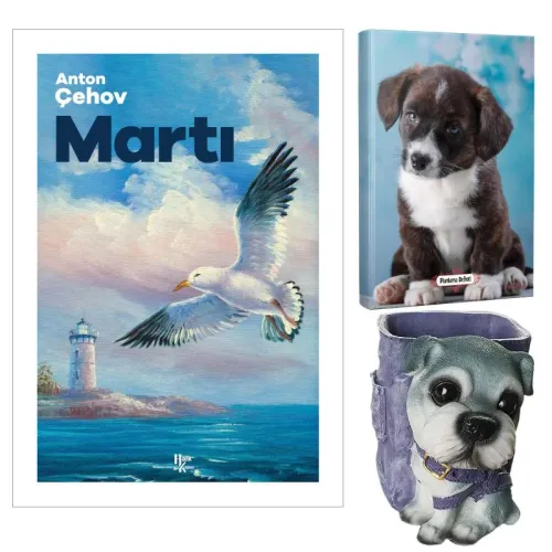 Martı - Anton Çehov ve Dekoratif Köpek Kalemlik - Minik Arkadaş Planlama Defteri