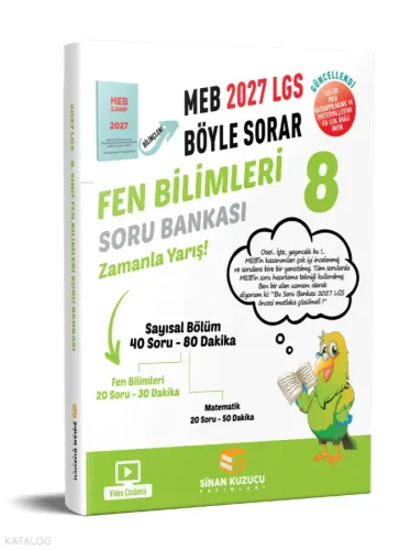 Sinan Kuzucu 8. Sınıf Fen Bilimleri Soru Bankası 2027