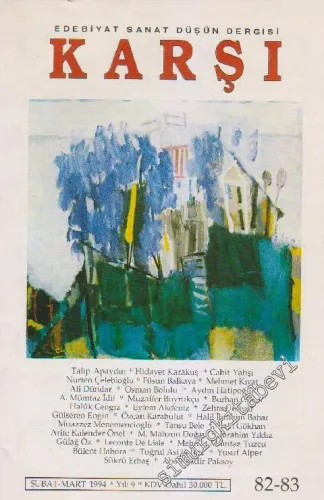 Karşı - Edebiyat Sanat Düşün Dergisi  - Sayı: 82 - 83    9  Şubat - Mart