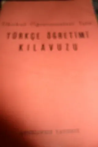 Türkçe Öğretim Kılavuzu