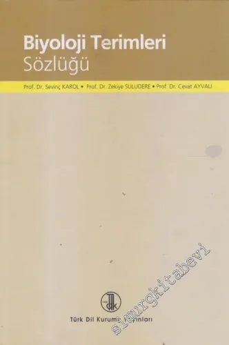 Biyoloji Terimleri Sözlüğü -        2010