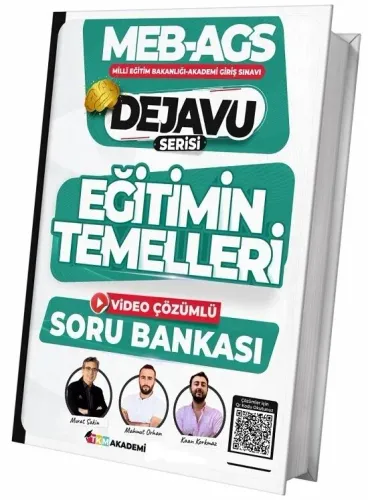 TKM Akademi MEB-AGS Eğitim Temelleri DEJAVU Soru Bankası Çözümlü