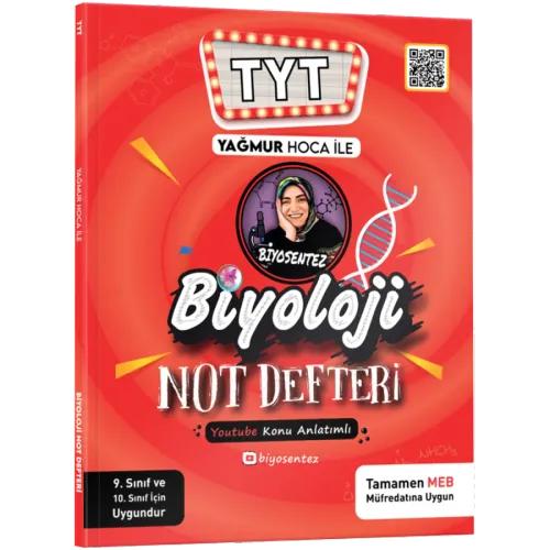 KR AKADEMİ Yağmur Hoca ile TYT Biyosentez Biyoloji Not Defteri Tamamı El Yazılı