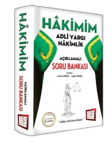 Hakimim Adli Yargı Hakimlik Açıklamalı Soru Bankası - Yeşil