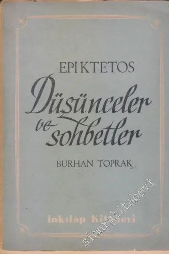 Düşünceler ve Konuşmalar -        1958