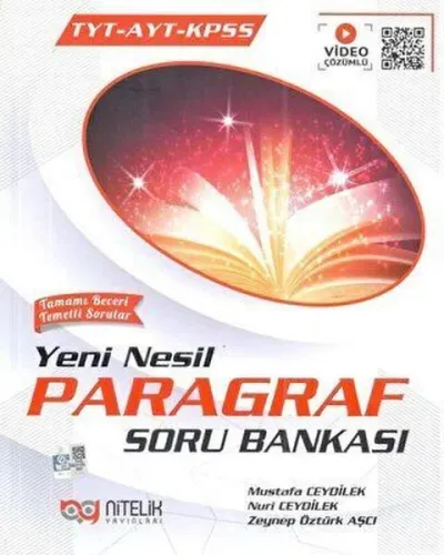 Nitelik Yayınları TYT AYT KPSS Paragraf Soru Bankası