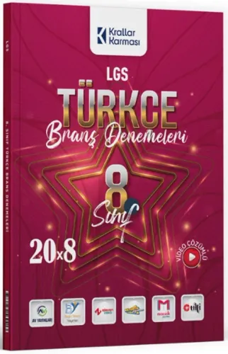 Krallar Karması 8. Sınıf LGS Türkçe 20 x 8 Branş Denemeleri