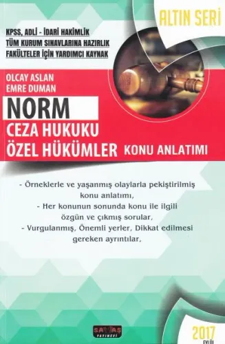 Ceza Hukuku Özel Hükümler